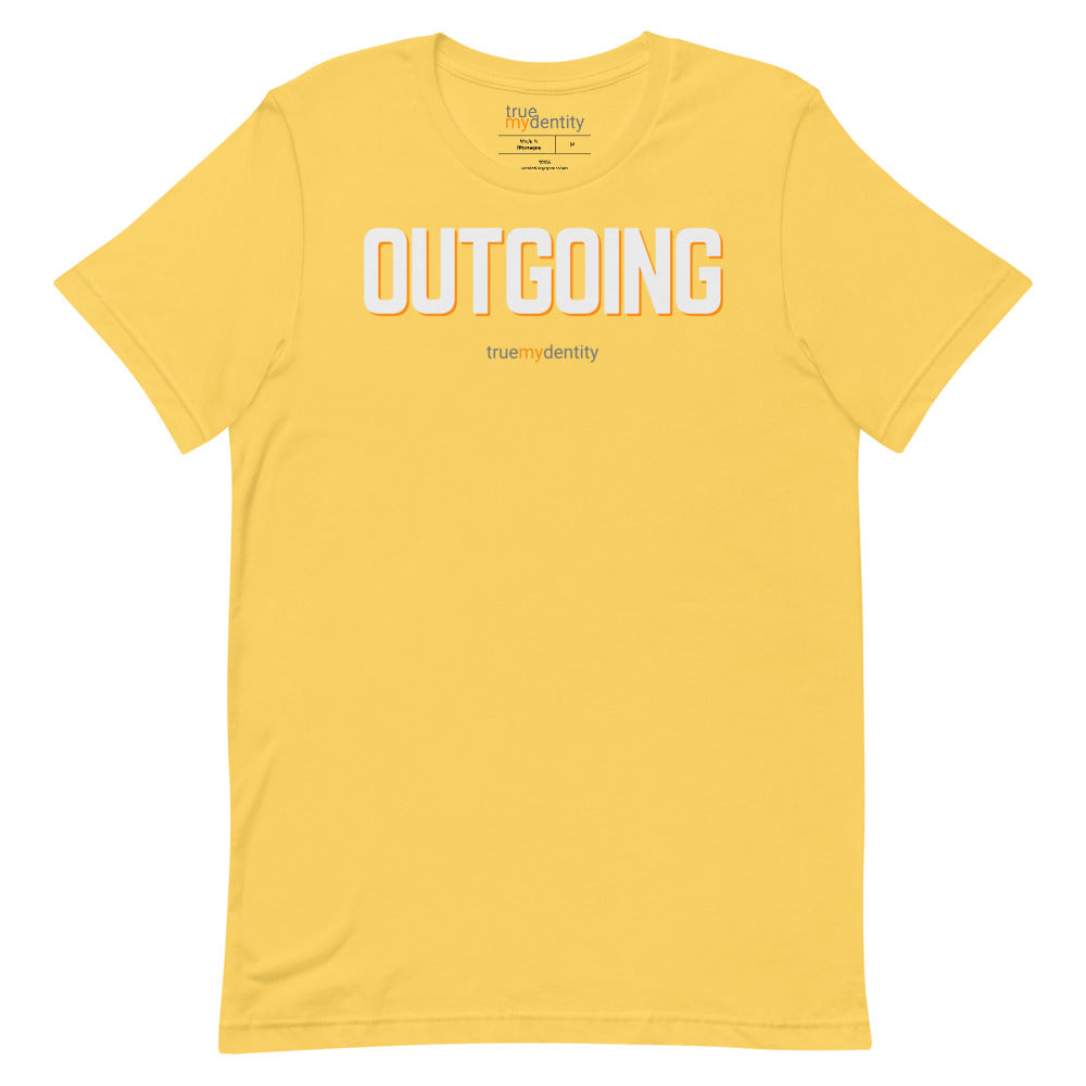 OUTGOING T-Shirt Bold Design | Unisex