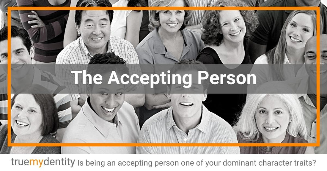 accepting diverse group people smiling standing looking up True Mydentity