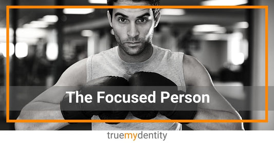 focused person wearing boxing gloves male fighter preparing to train at gym True Mydentity