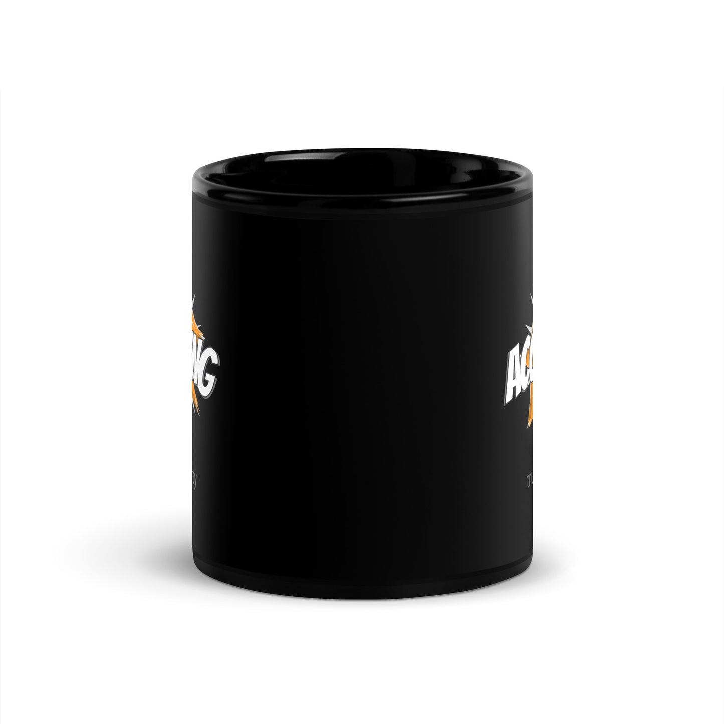 ACCEPTING Black Coffee Mug Action 11 oz or 15 oz
