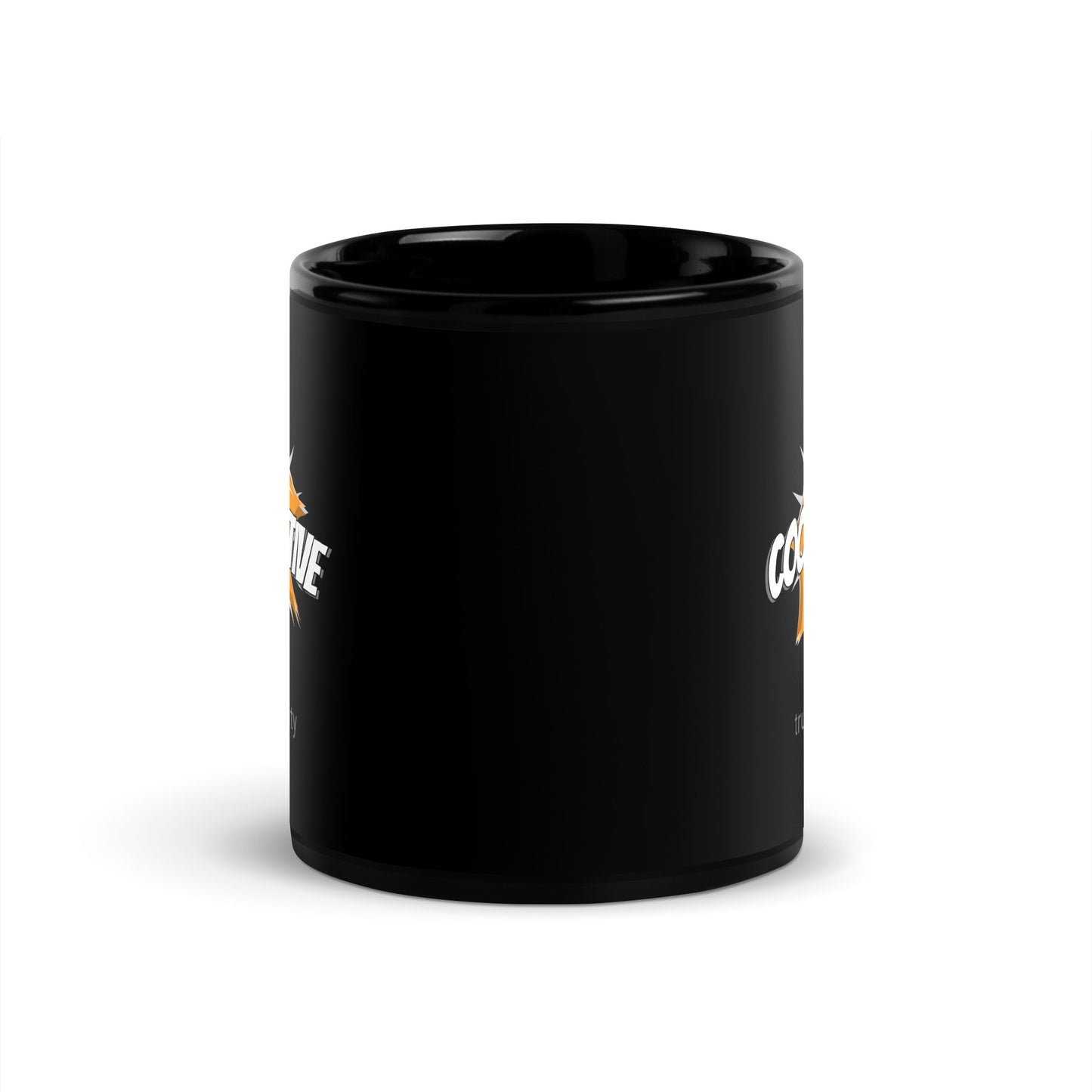 COOPERATIVE Black Coffee Mug Action 11 oz or 15 oz