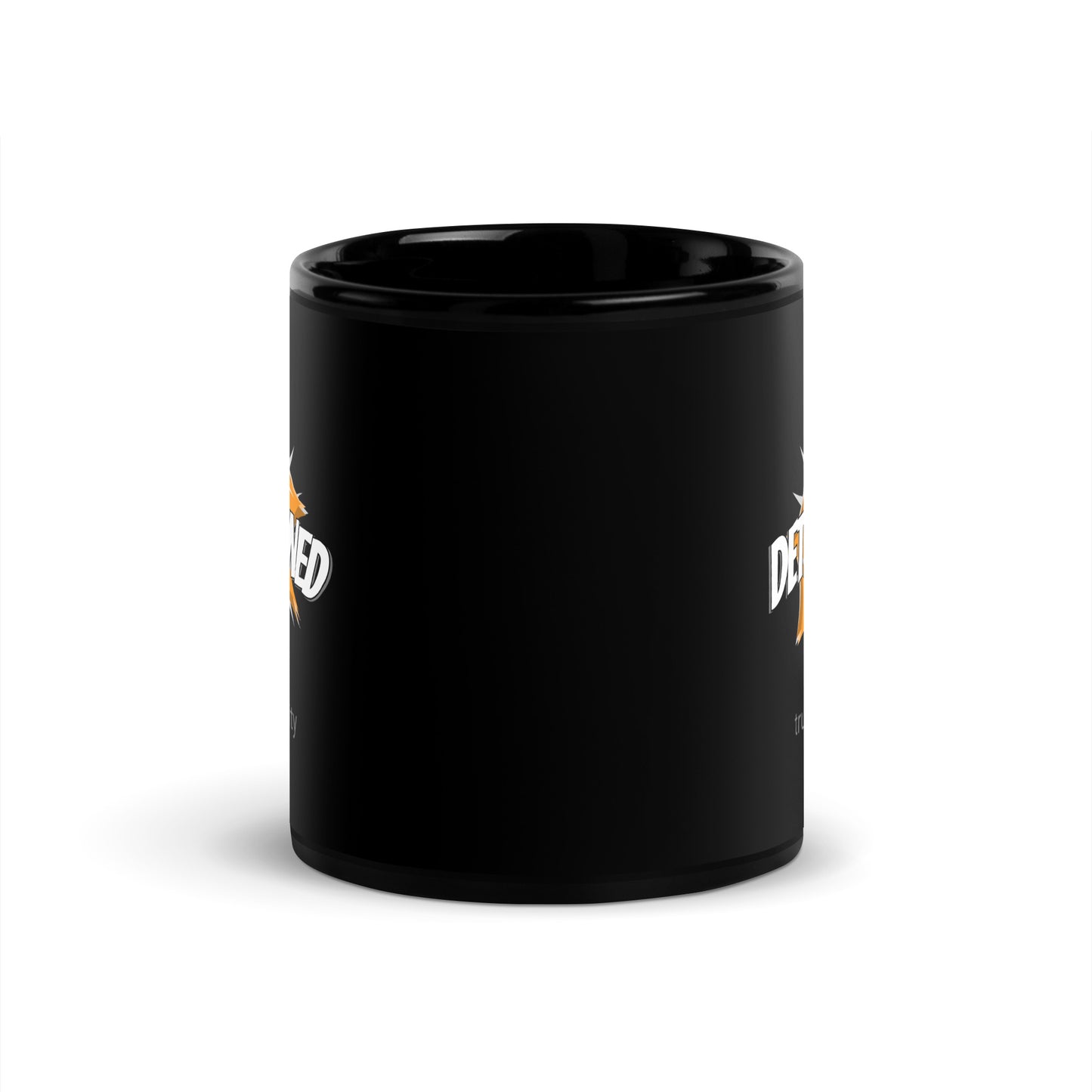 DETERMINED Black Coffee Mug Action 11 oz or 15 oz