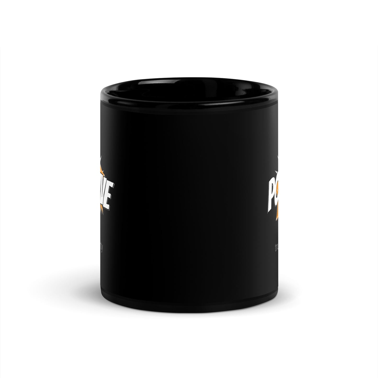 POSITIVE Black Coffee Mug Action 11 oz or 15 oz