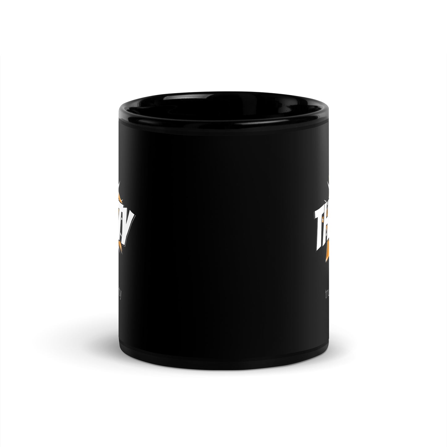 THRIFTY Black Coffee Mug Action 11 oz or 15 oz