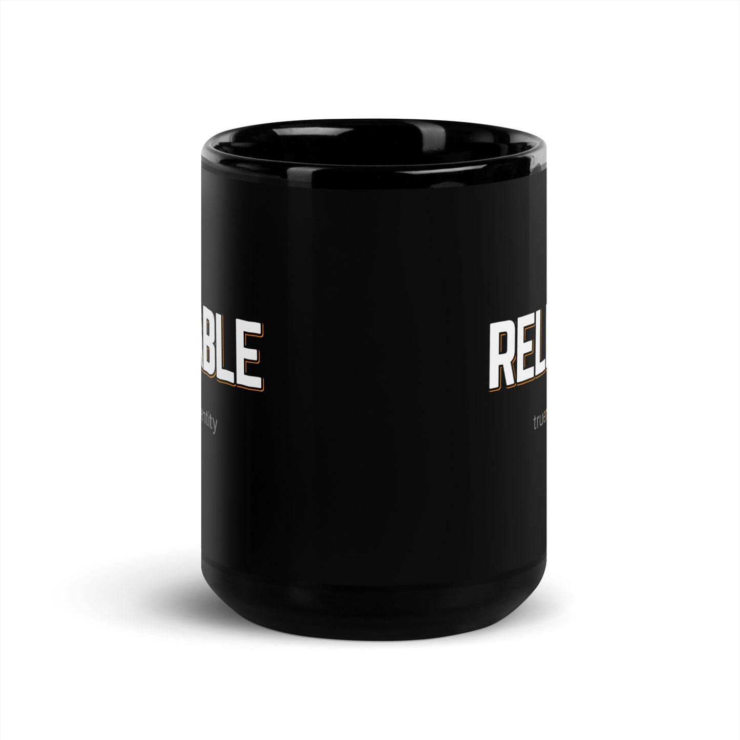 RELIABLE Black Coffee Mug Bold 11 oz or 15 oz