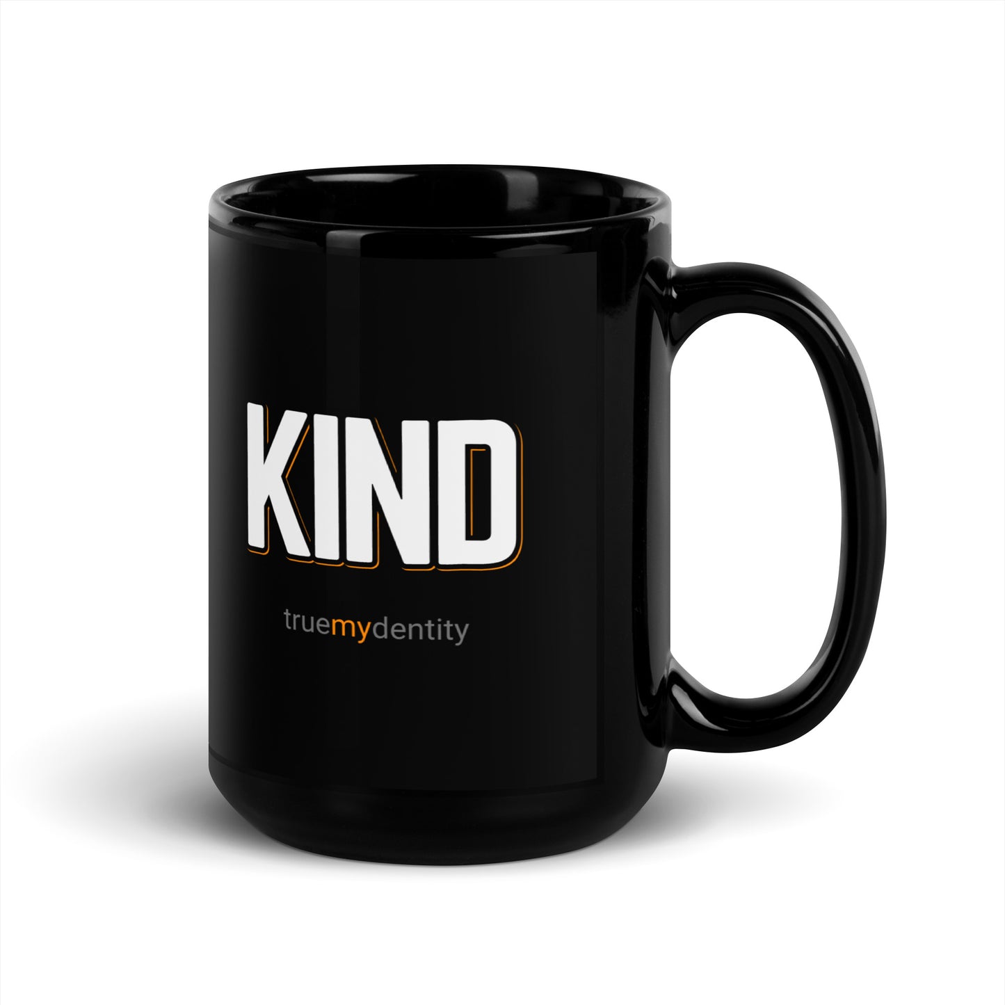 KIND Black Coffee Mug Bold 11 oz or 15 oz