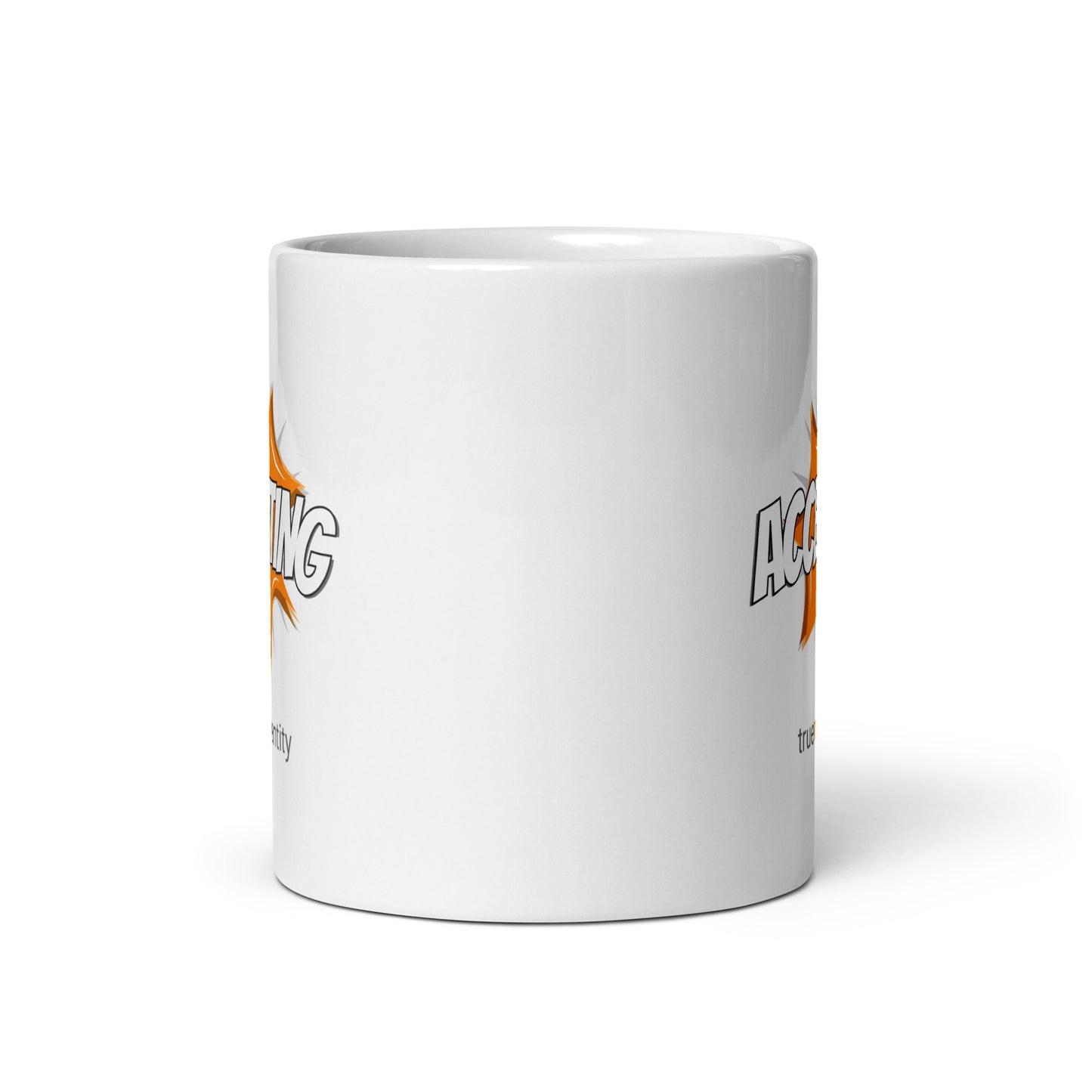 ACCEPTING White Coffee Mug Action 11 oz or 15 oz