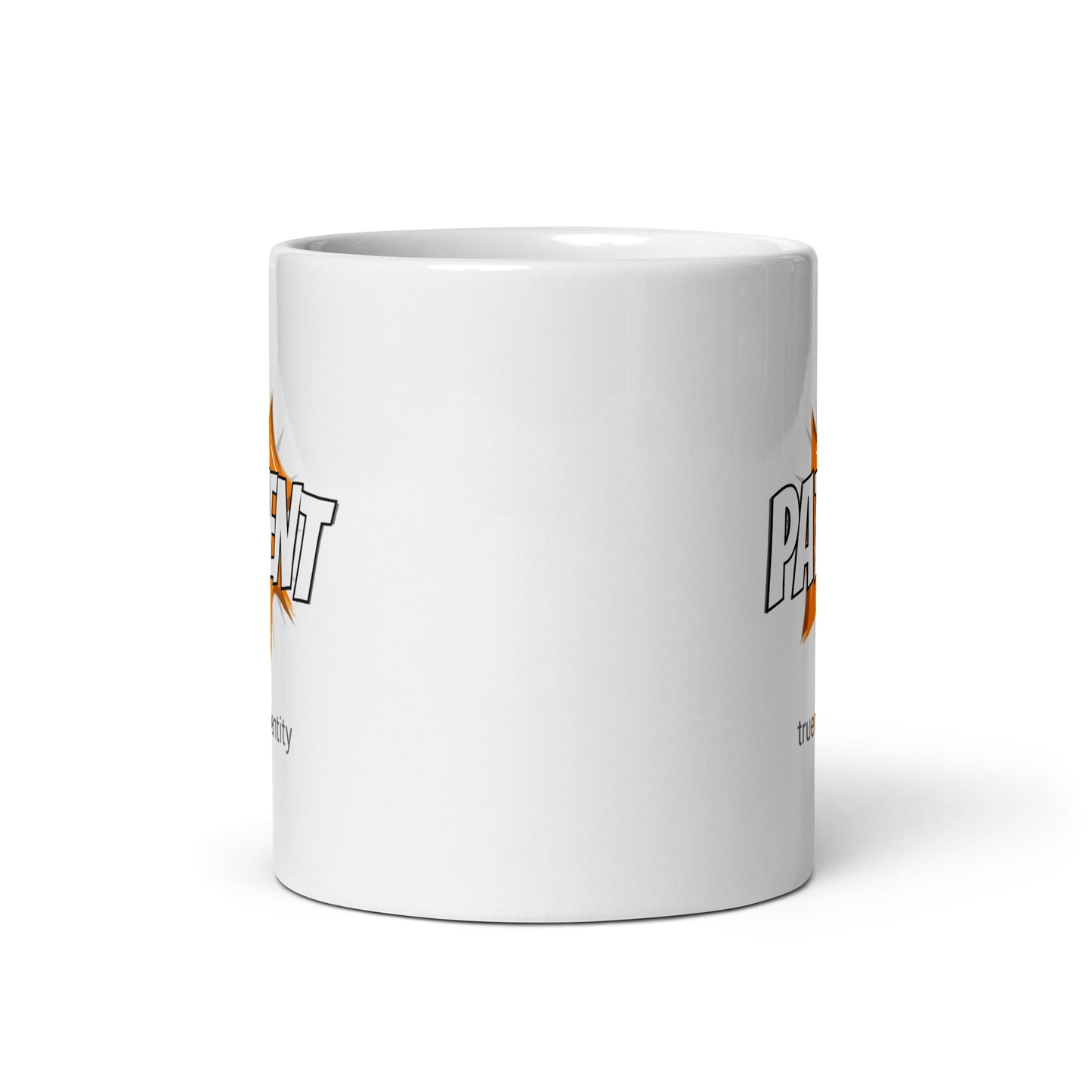 PATIENT White Coffee Mug Action 11 oz or 15 oz