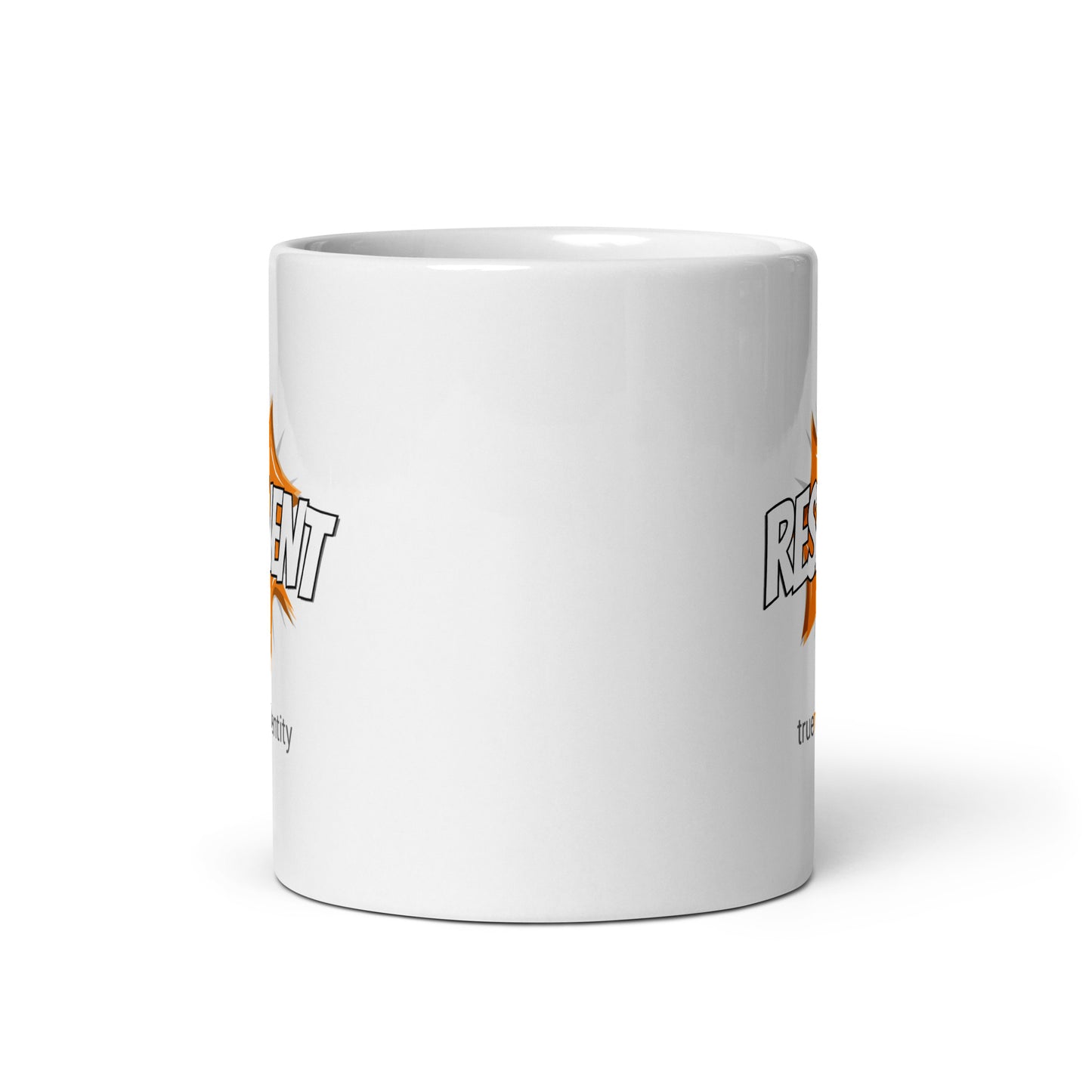 RESILIENT White Coffee Mug Action 11 oz or 15 oz