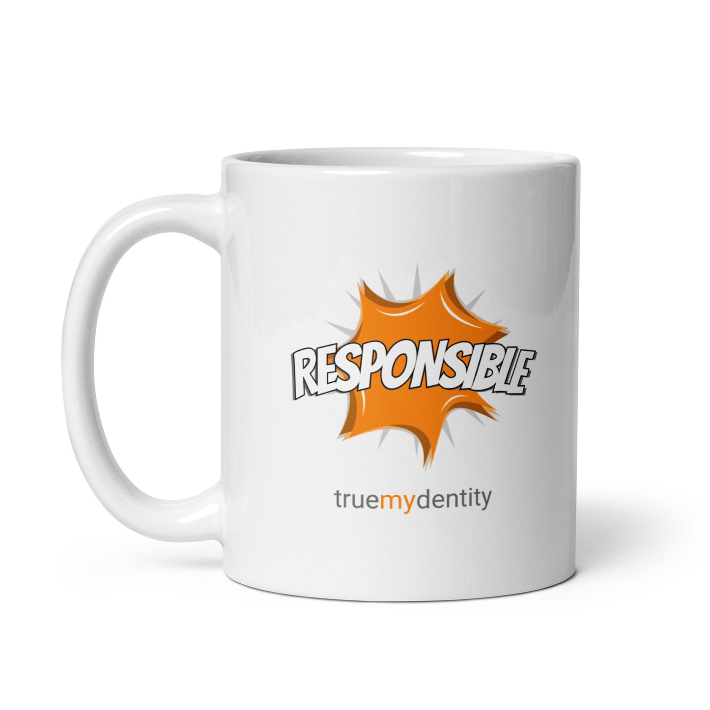 RESPONSIBLE White Coffee Mug Action 11 oz or 15 oz