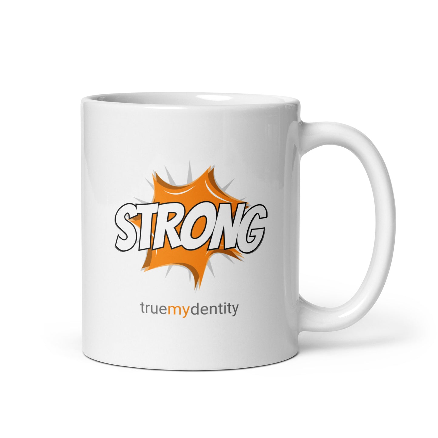 STRONG White Coffee Mug Action 11 oz or 15 oz