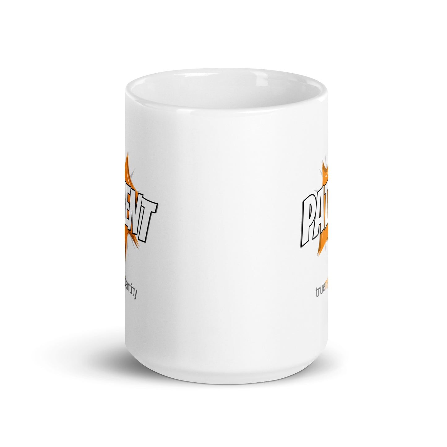 PATIENT White Coffee Mug Action 11 oz or 15 oz