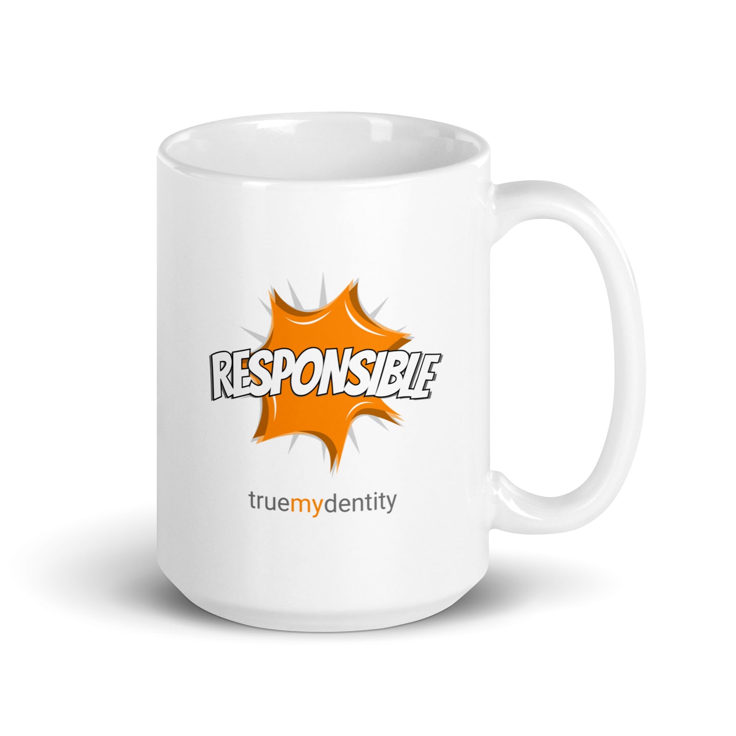 RESPONSIBLE White Coffee Mug Action 11 oz or 15 oz