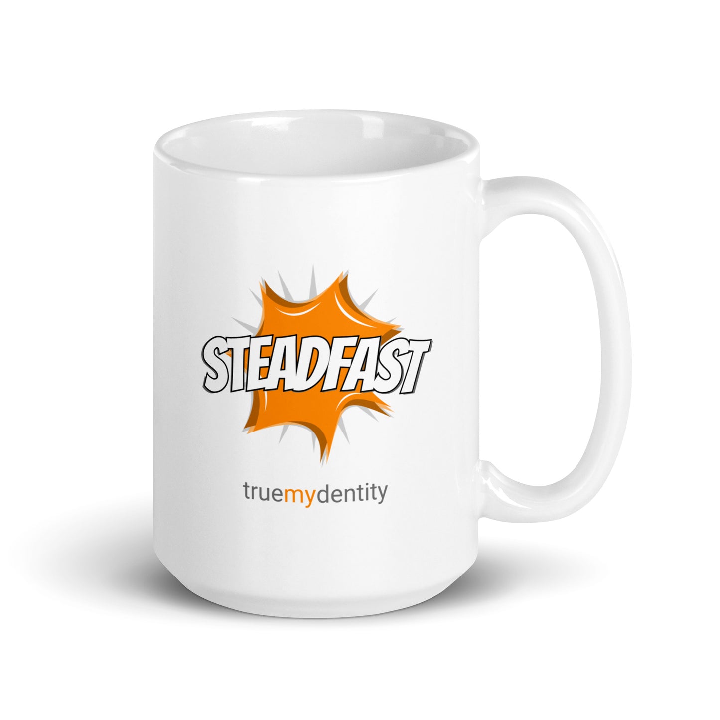 STEADFAST White Coffee Mug Action 11 oz or 15 oz