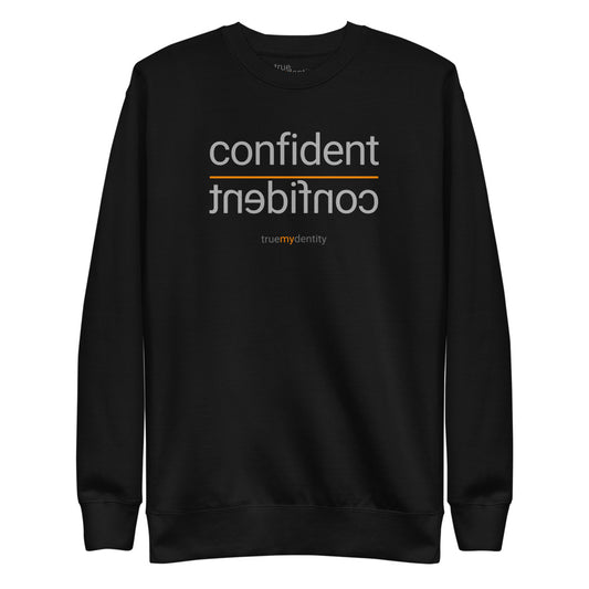 CONFIDENT Sweatshirt Reflection Design | Unisex