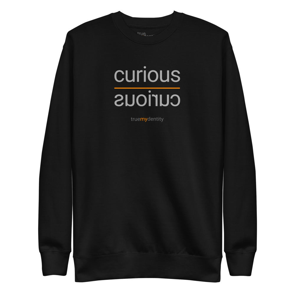 CURIOUS Sweatshirt Reflection Design | Unisex