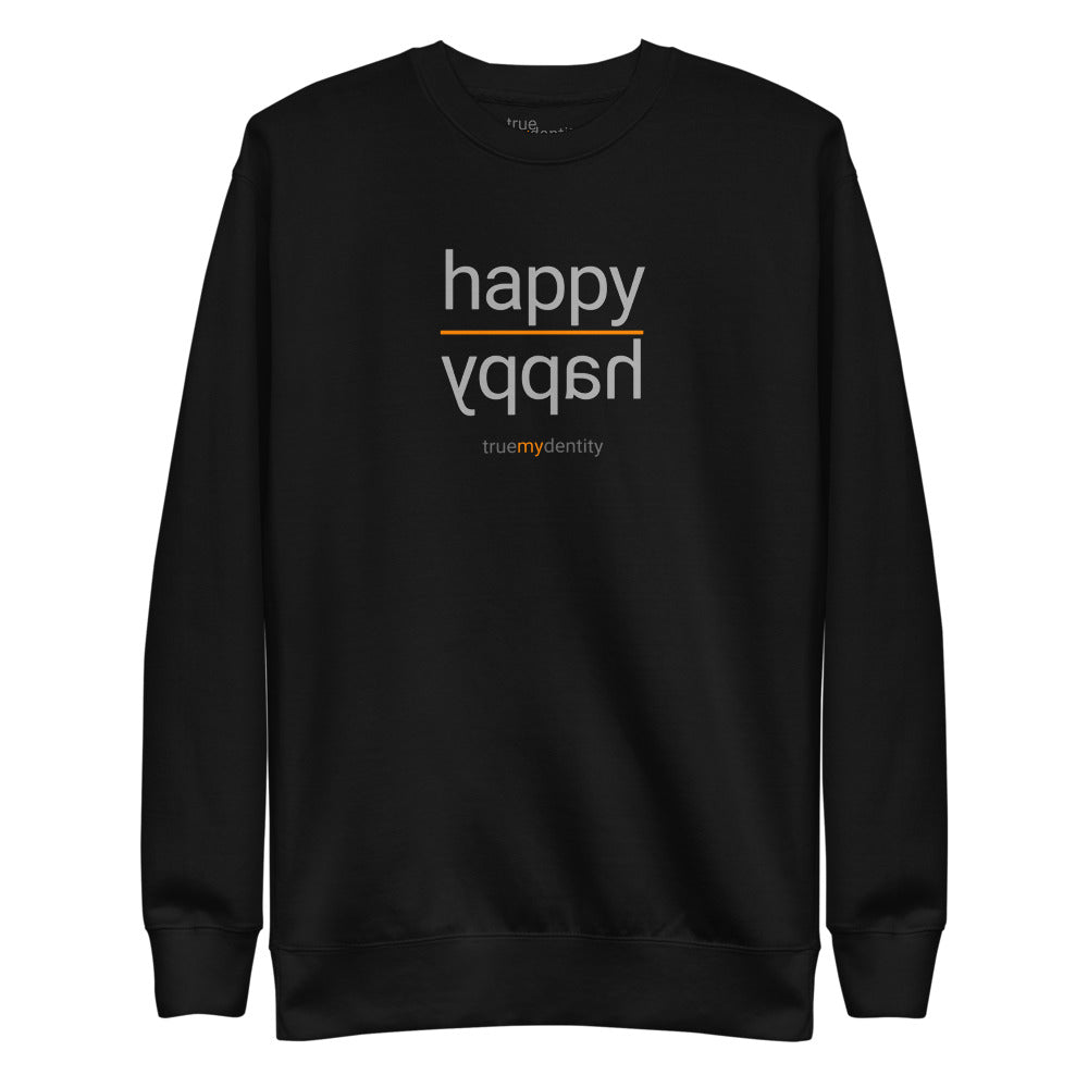 HAPPY Sweatshirt Reflection Design | Unisex