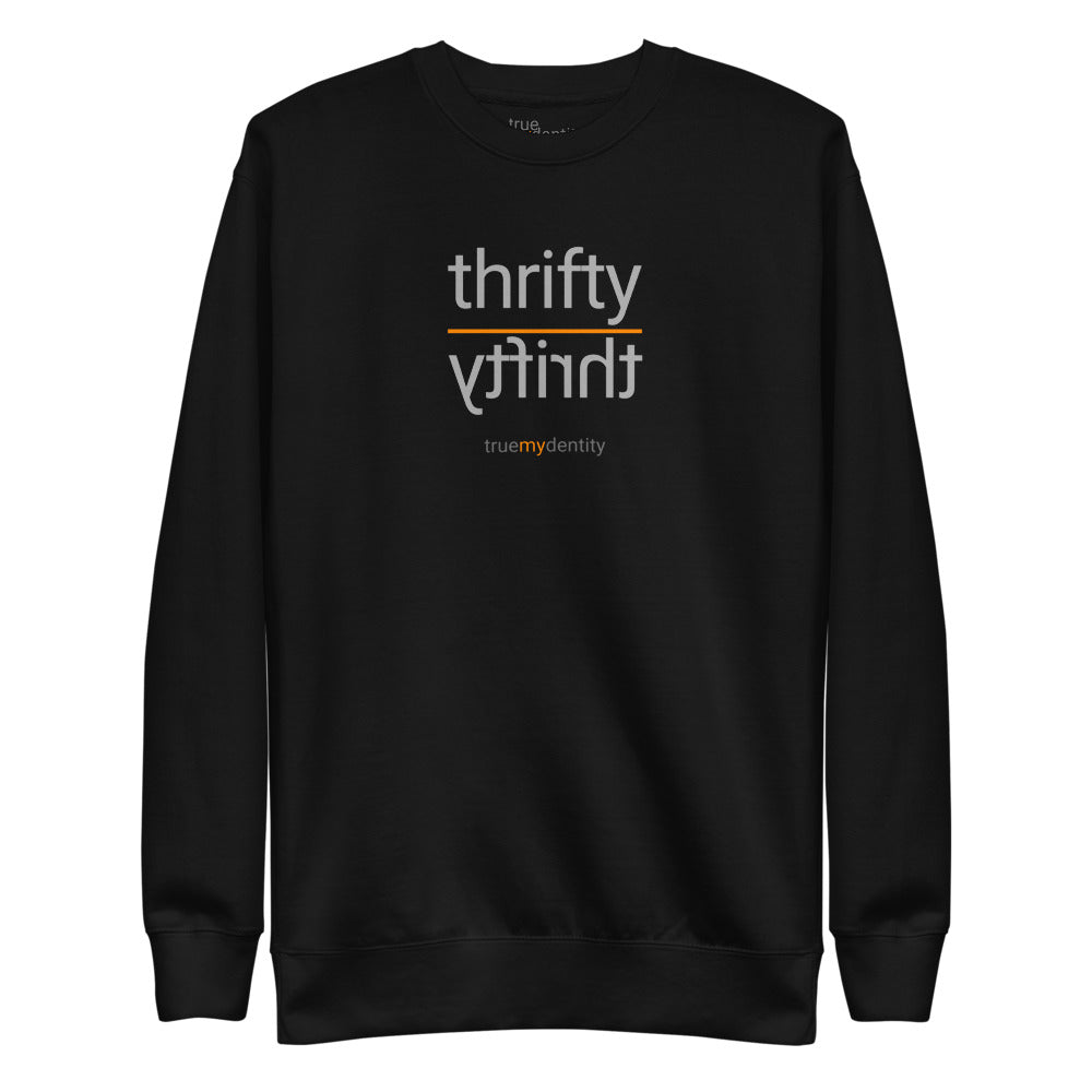 THRIFTY Sweatshirt Reflection Design | Unisex