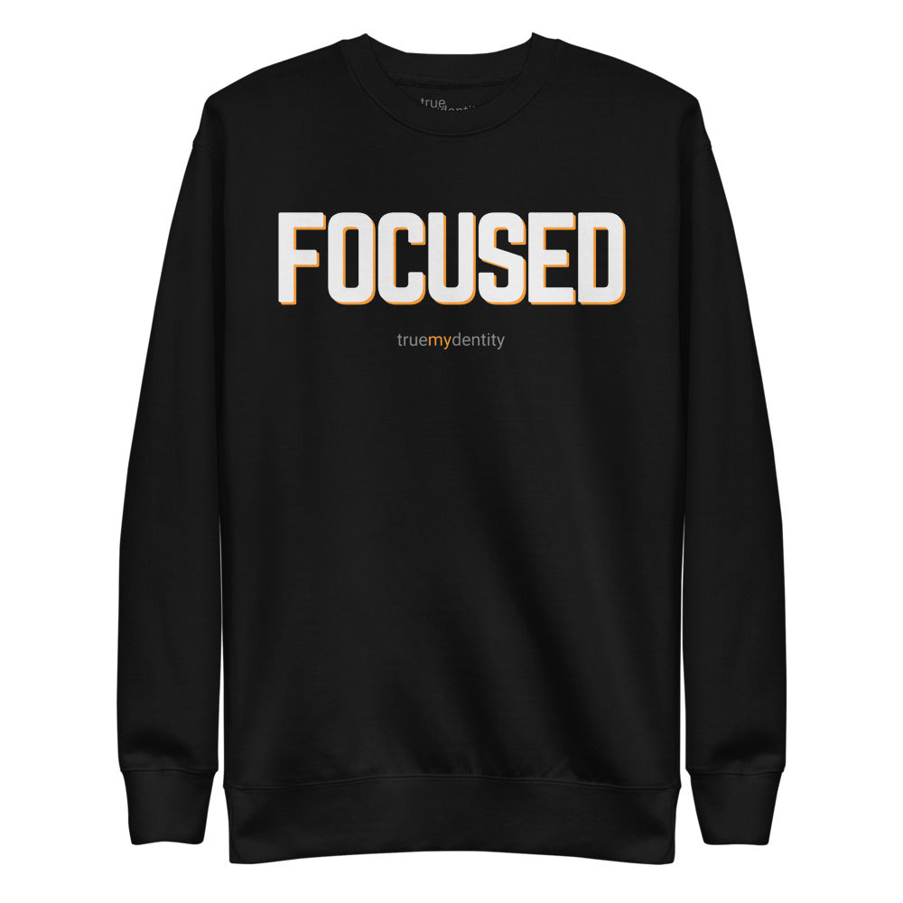 FOCUSED Sweatshirt Bold Design | Unisex