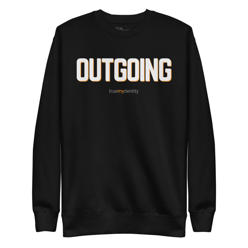 OUTGOING Sweatshirt Bold Design | Unisex