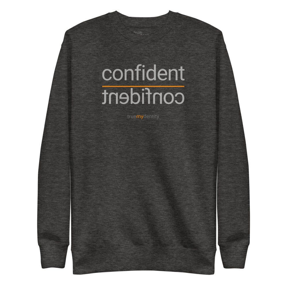 CONFIDENT Sweatshirt Reflection Design | Unisex