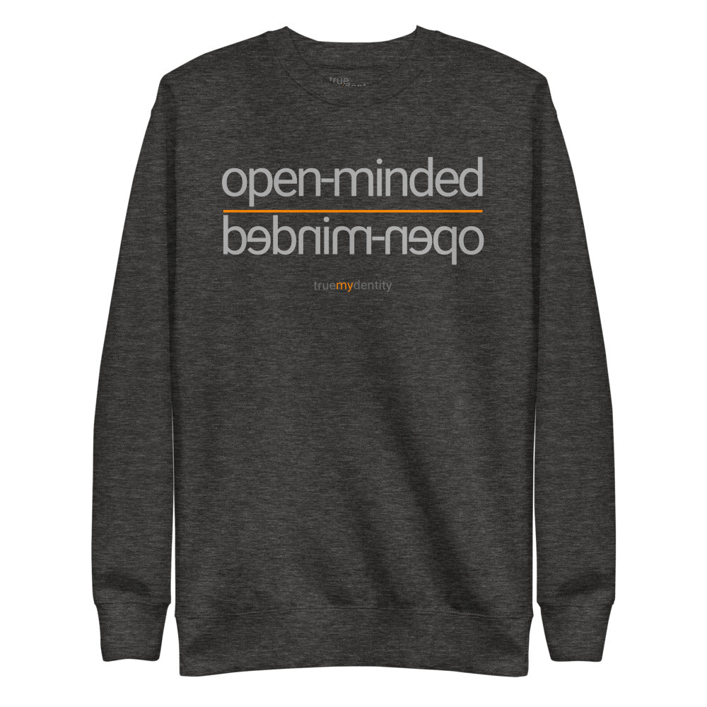 OPEN-MINDED Sweatshirt Reflection Design | Unisex