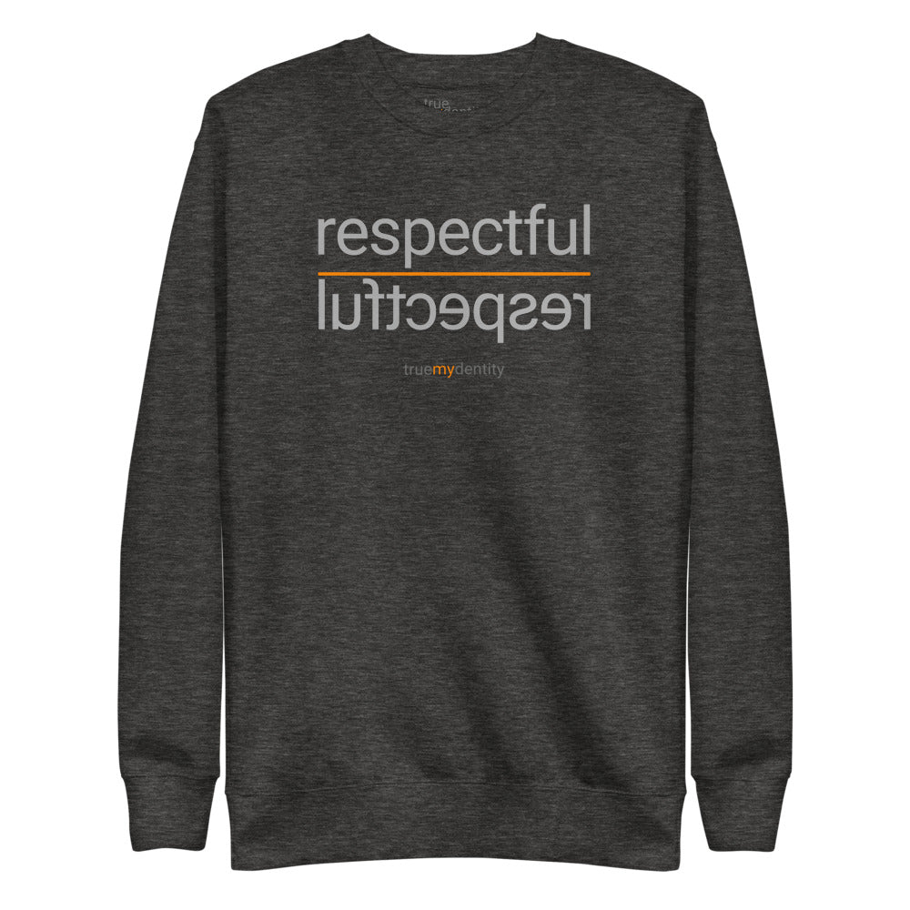 RESPECTFUL Sweatshirt Reflection Design | Unisex