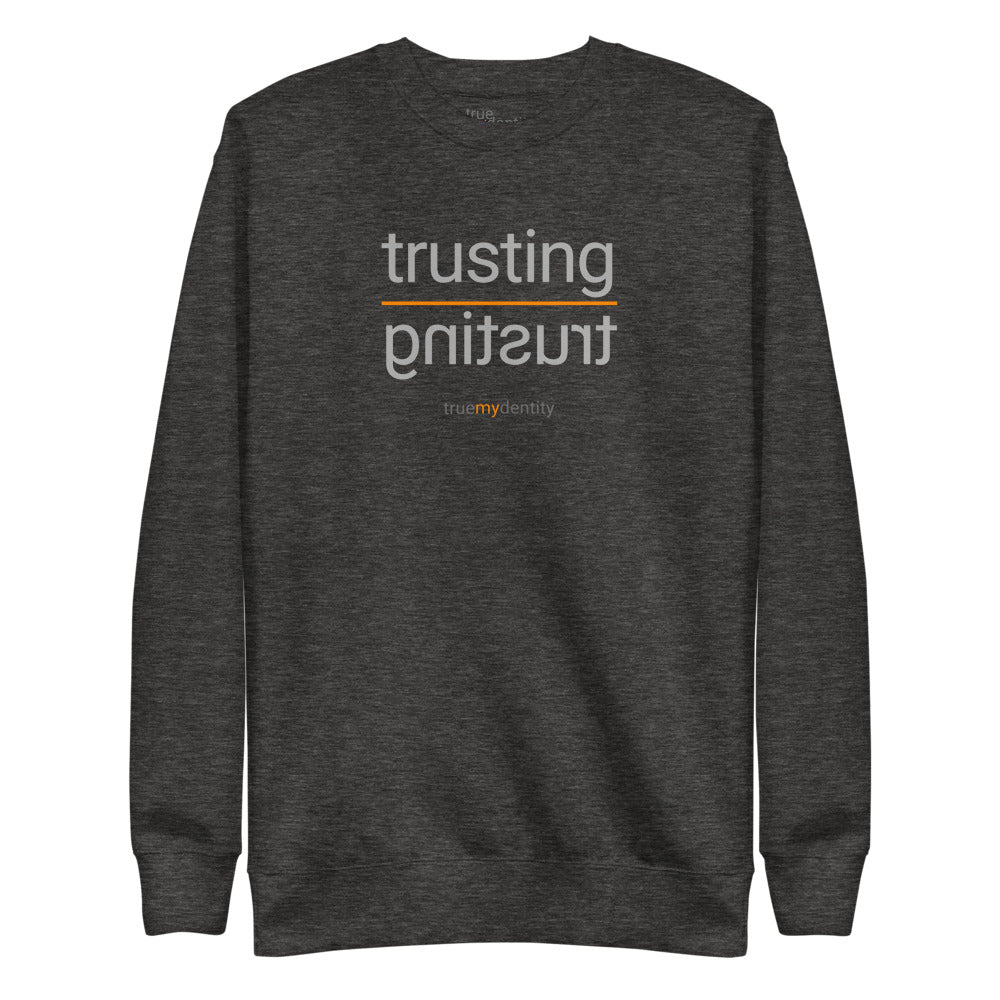 TRUSTING Sweatshirt Reflection Design | Unisex