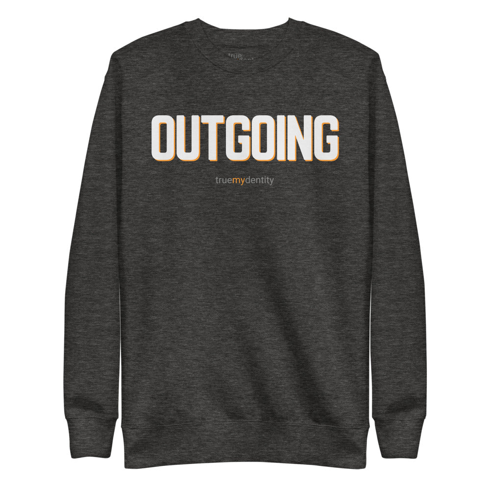 OUTGOING Sweatshirt Bold Design | Unisex