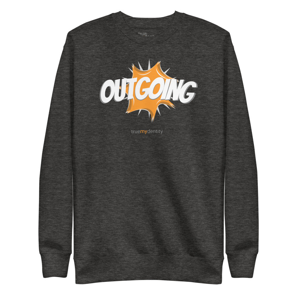 OUTGOING Sweatshirt Action Design | Unisex