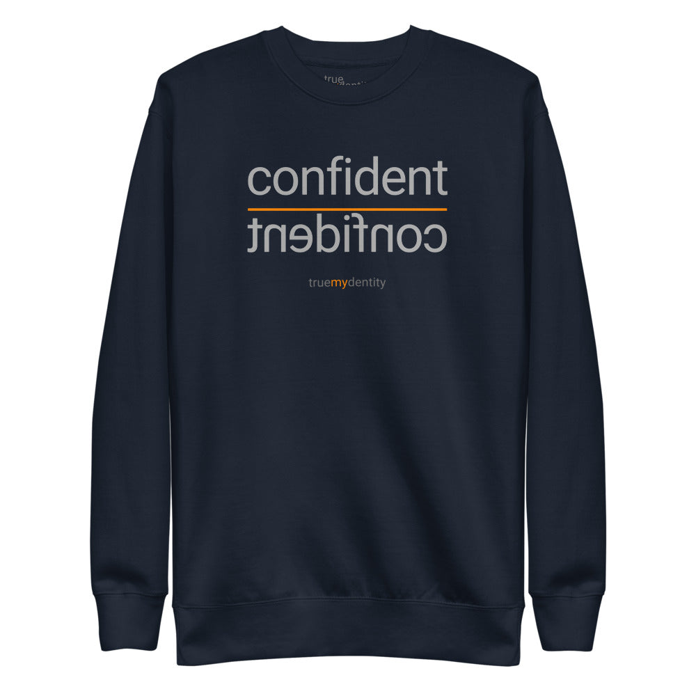 CONFIDENT Sweatshirt Reflection Design | Unisex
