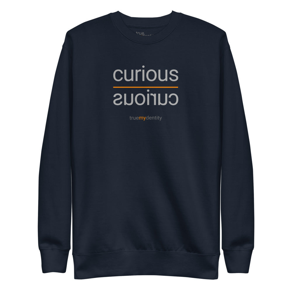 CURIOUS Sweatshirt Reflection Design | Unisex