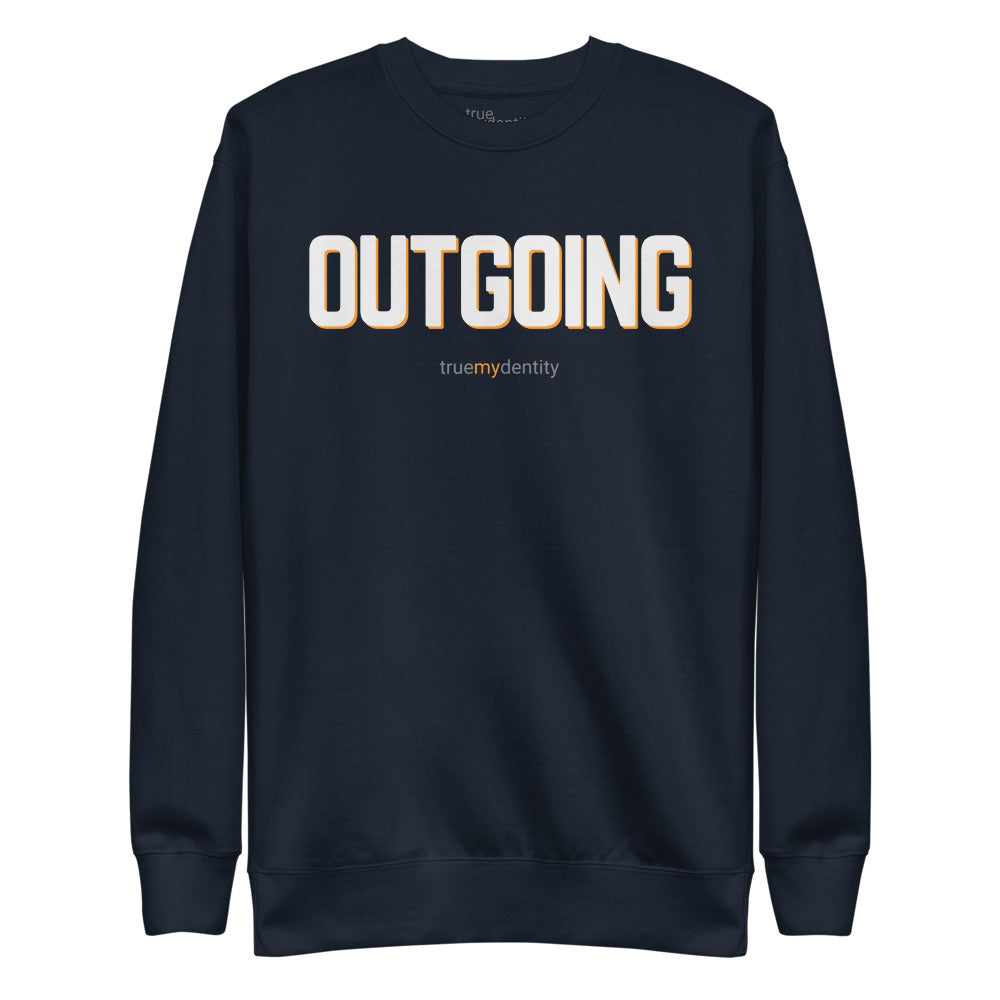 OUTGOING Sweatshirt Bold Design | Unisex