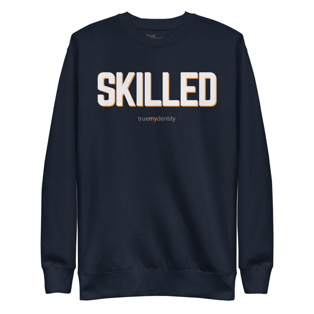 SKILLED Sweatshirt Bold Design | Unisex