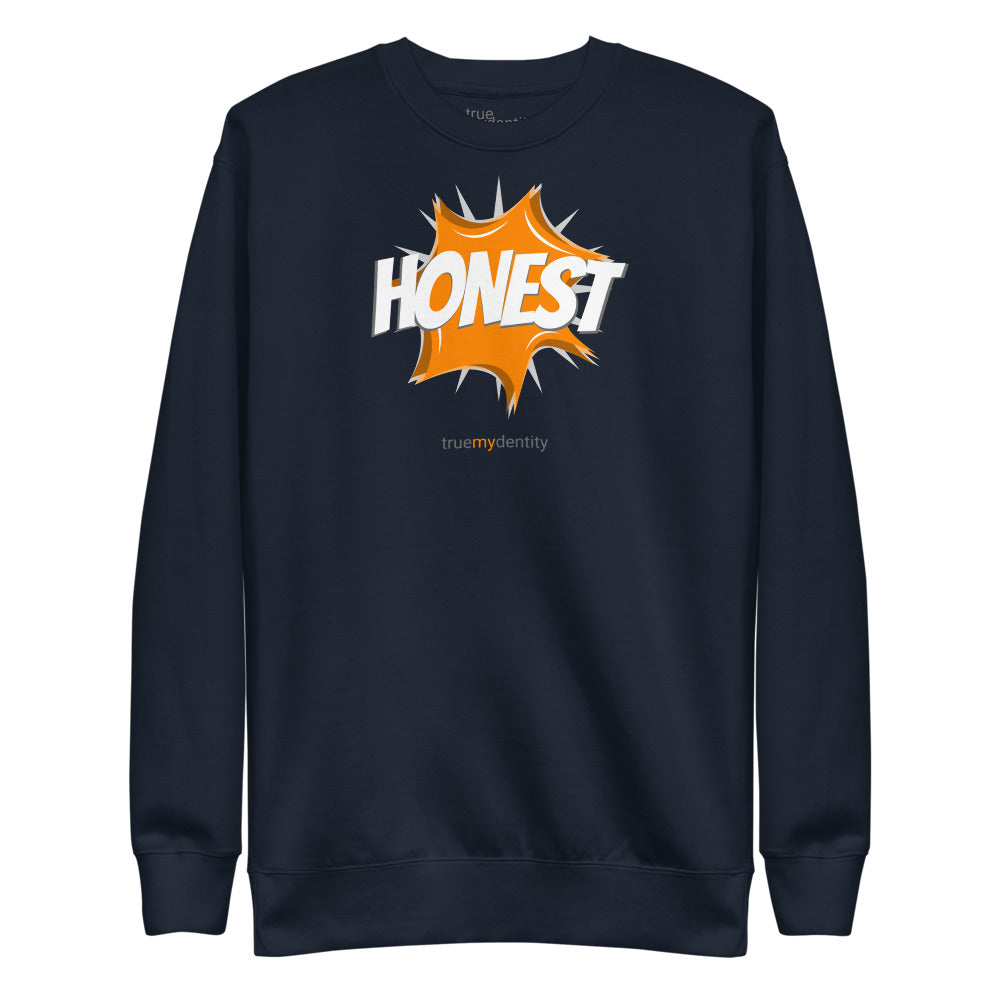 HONEST Sweatshirt Action Design | Unisex