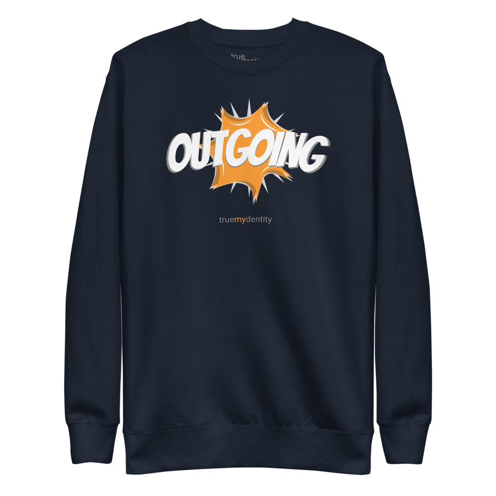 OUTGOING Sweatshirt Action Design | Unisex
