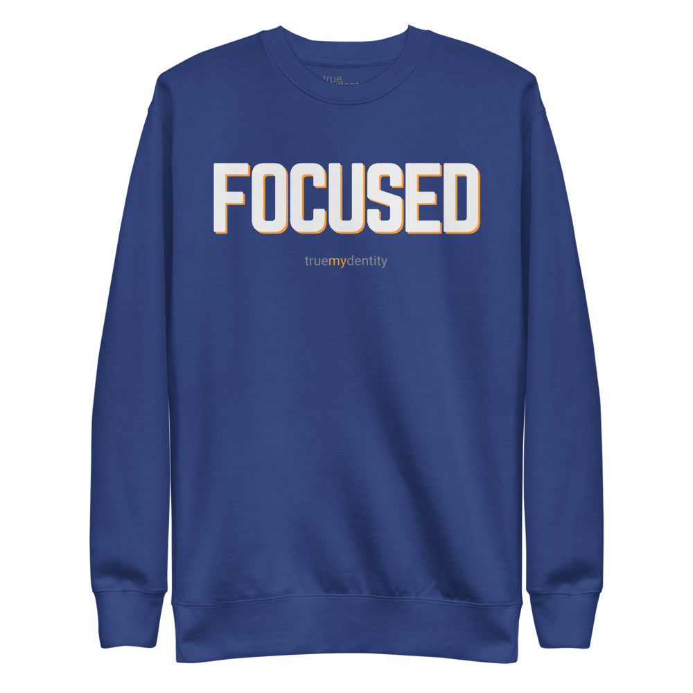FOCUSED Sweatshirt Bold Design | Unisex