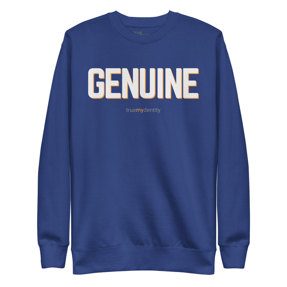 GENUINE Sweatshirt Bold Design | Unisex