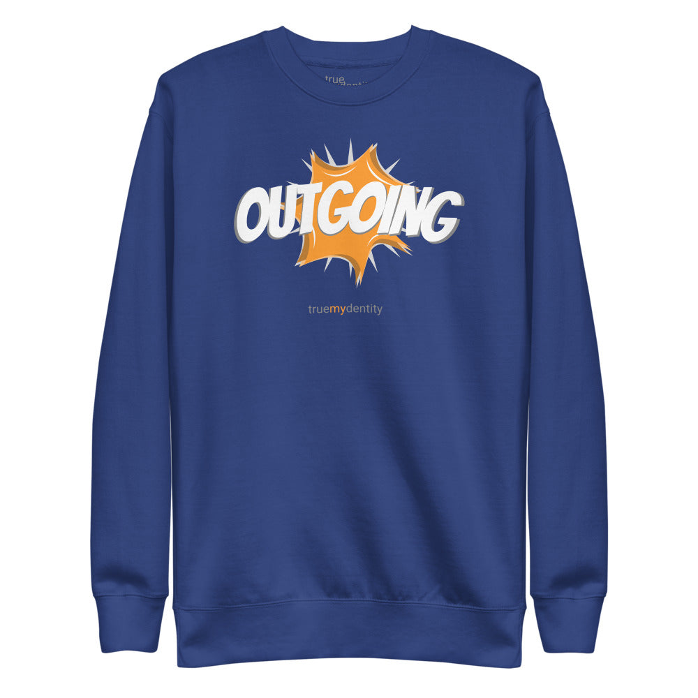 OUTGOING Sweatshirt Action Design | Unisex