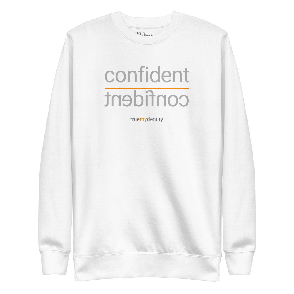 CONFIDENT Sweatshirt Reflection Design | Unisex