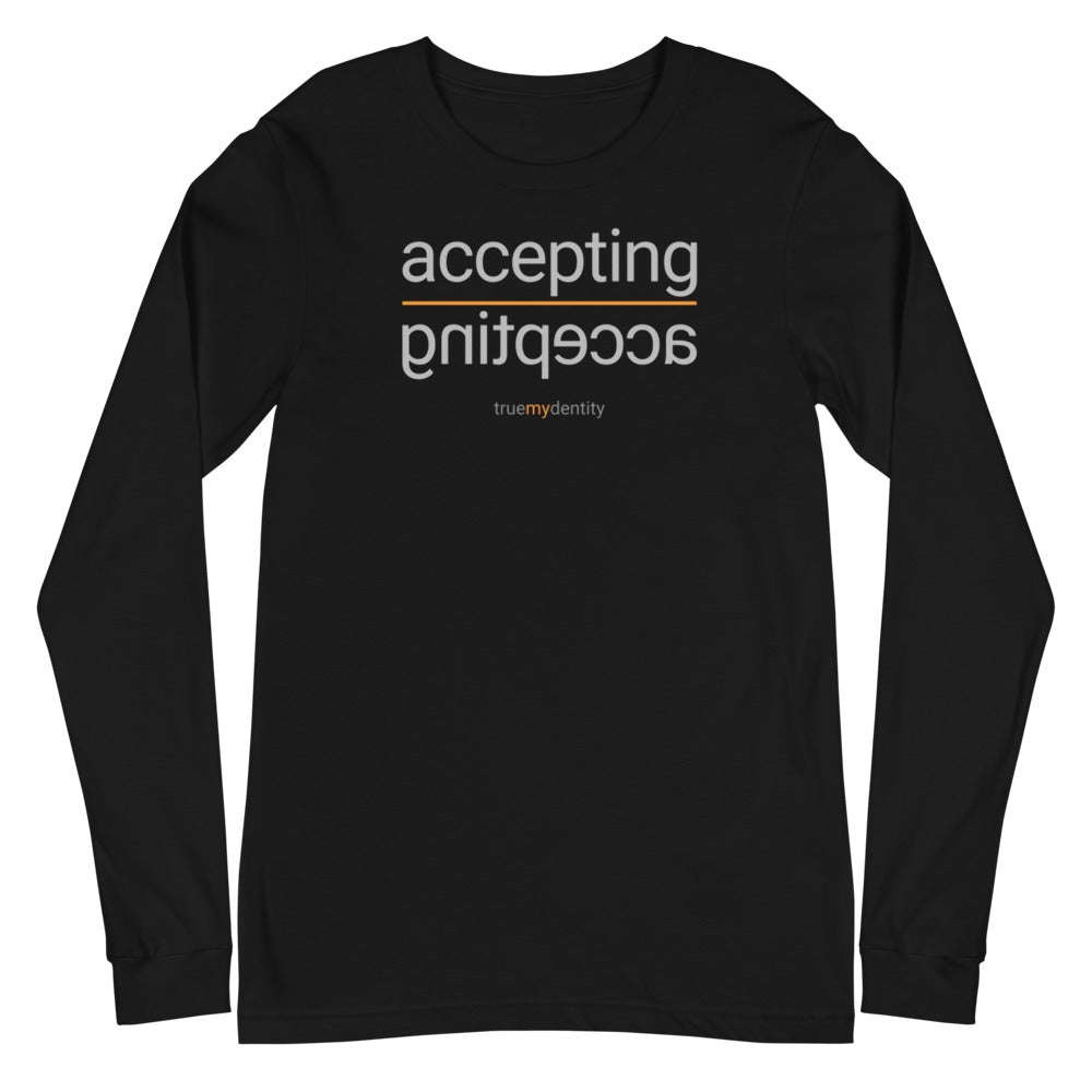 ACCEPTING Long Sleeve Shirt Reflection Design | Unisex