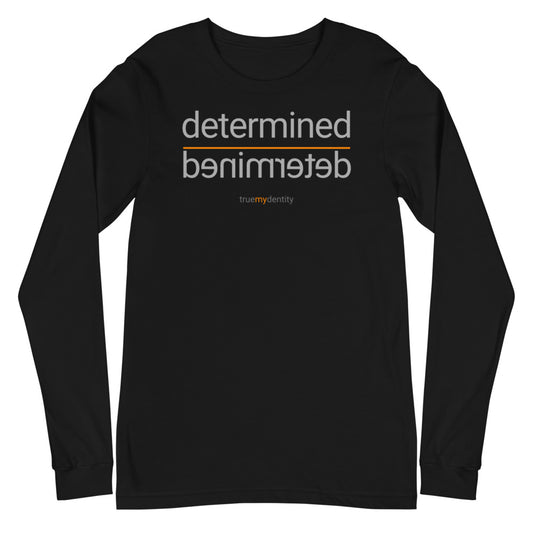DETERMINED Long Sleeve Shirt Reflection Design | Unisex