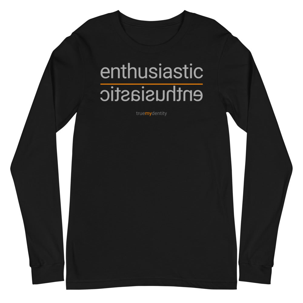 ENTHUSIASTIC Long Sleeve Shirt Reflection Design | Unisex