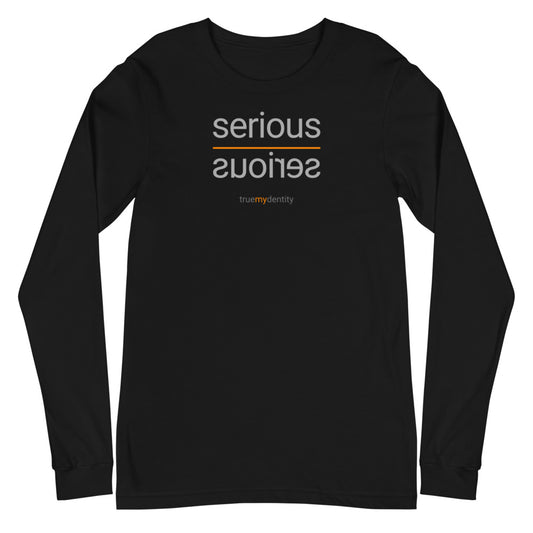 SERIOUS Long Sleeve Shirt Reflection Design | Unisex