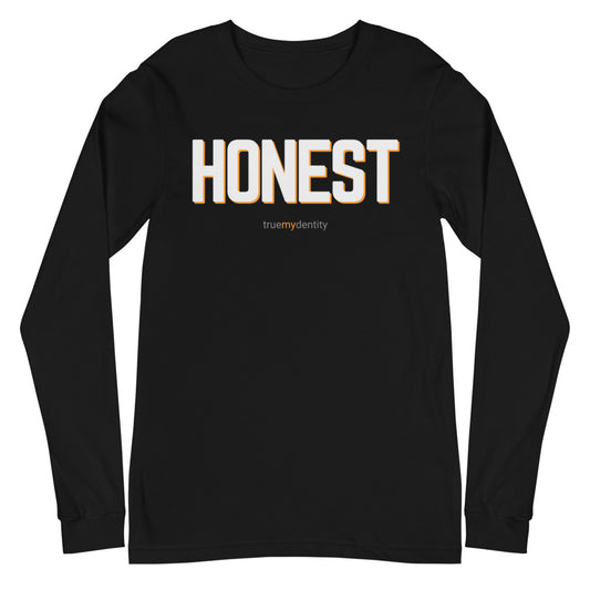 HONEST Long Sleeve Shirt Bold Design | Unisex
