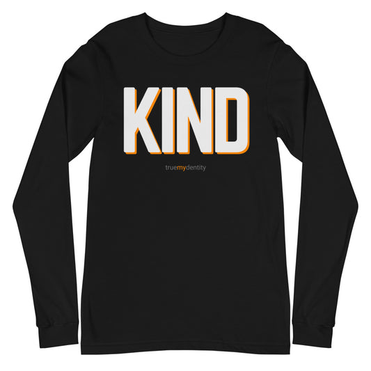 KIND Long Sleeve Shirt Bold Design | Unisex