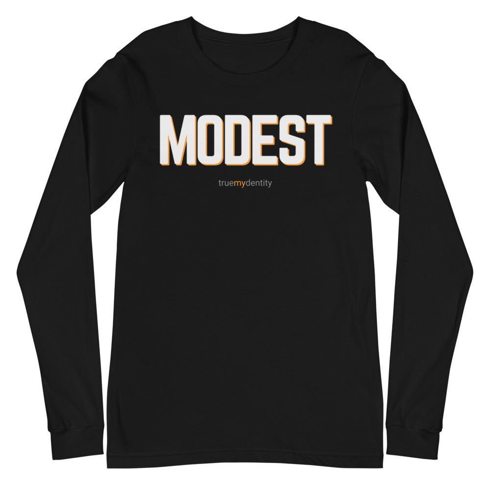 MODEST Long Sleeve Shirt Bold Design | Unisex