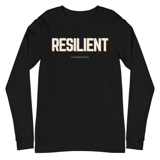 RESILIENT Long Sleeve Shirt Bold Design | Unisex