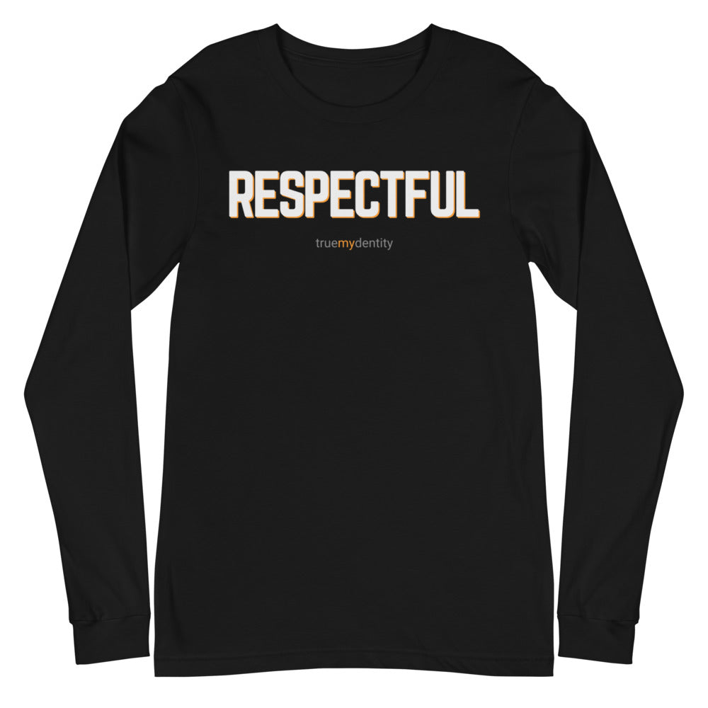 RESPECTFUL Long Sleeve Shirt Bold Design | Unisex