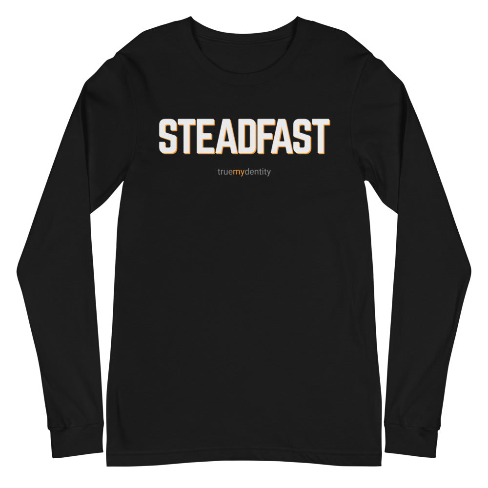 STEADFAST Long Sleeve Shirt Bold Design | Unisex
